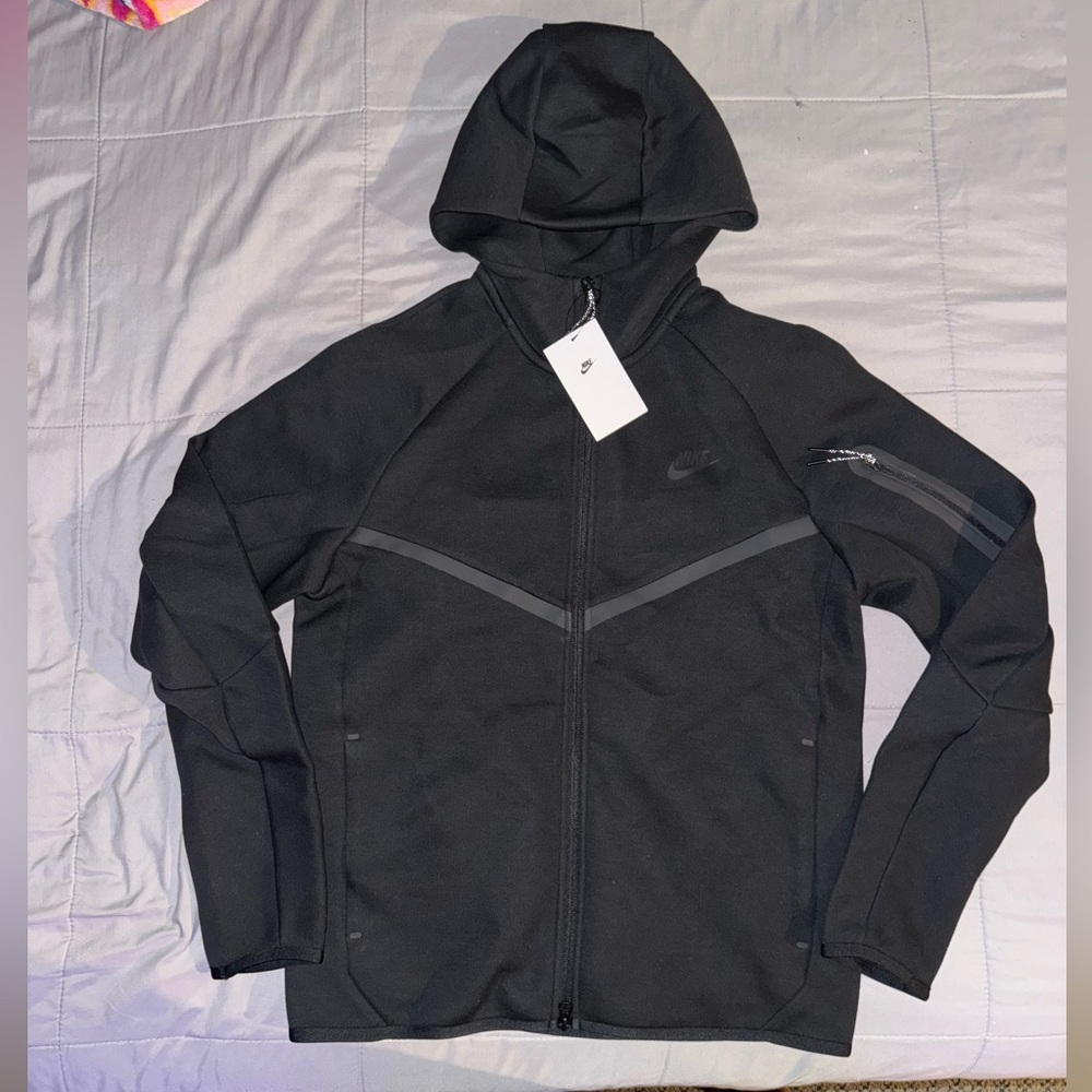 Nike Sportswear Tech Fleece Men's Hooded Jacket Black CU4489-010